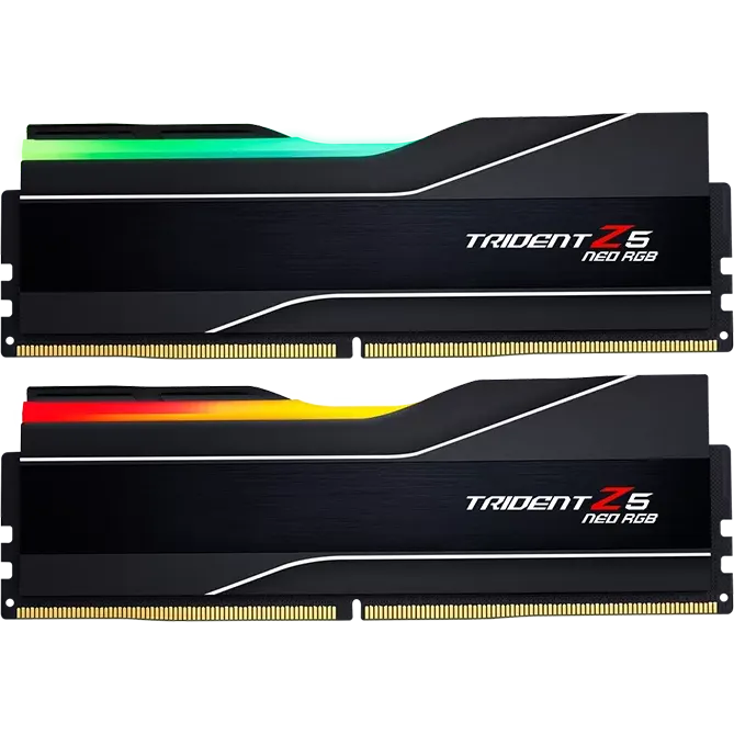 Mémoire vive 32GB DDR5 6400MHz G.Skill Trident Z5 Neo RGB (F5-6400J3039G16GX2-TZ5NR) (2x16GB KIT)
