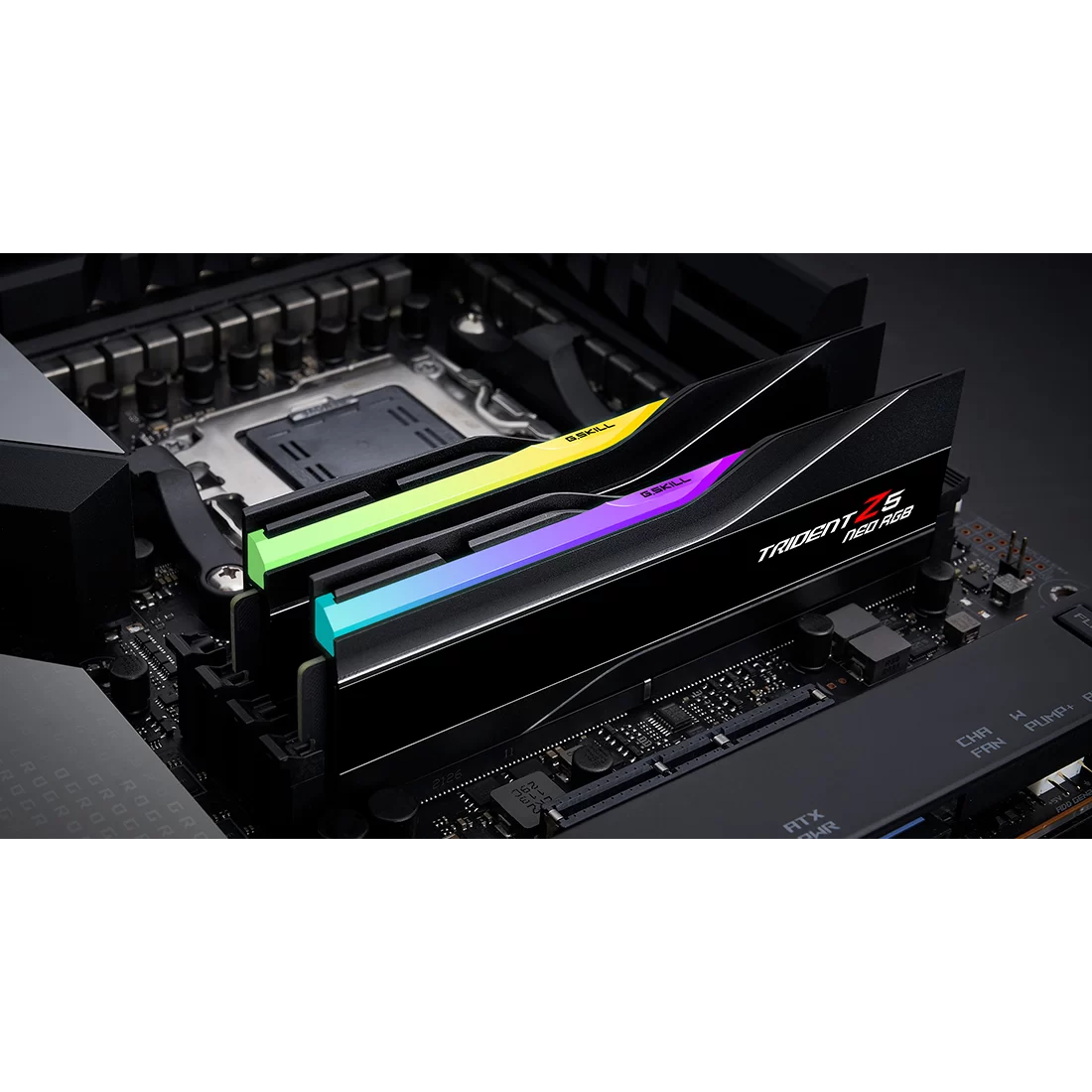 Mémoire vive 32GB DDR5 6400MHz G.Skill Trident Z5 Neo RGB (F5-6400J3039G16GX2-TZ5NR) (2x16GB KIT) - photo 5