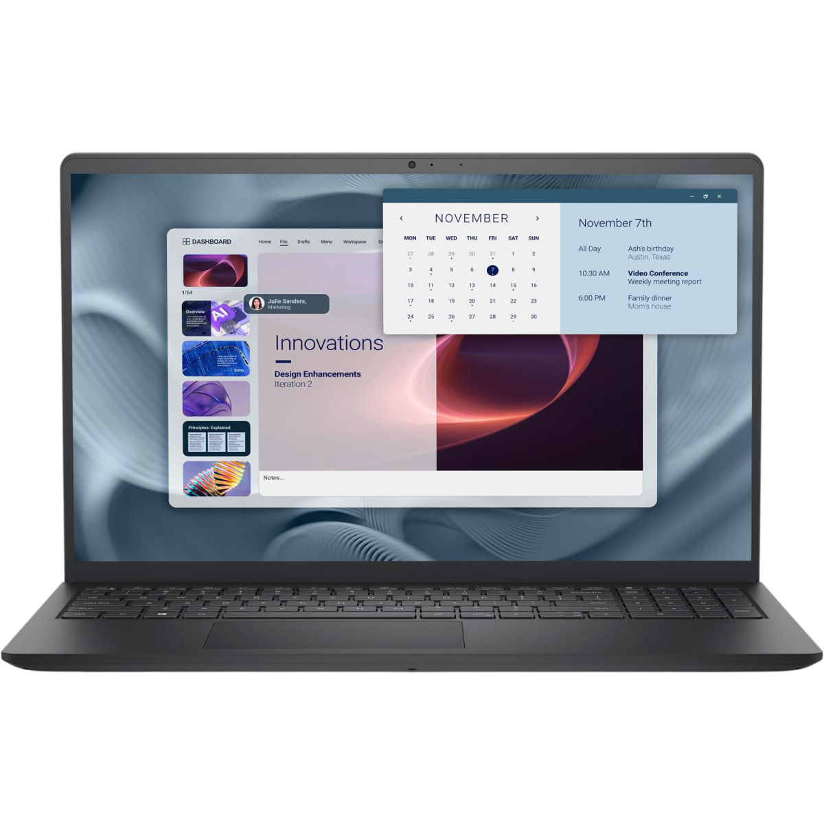 Ordinateur portable Dell Pro 15 Essential Carbon Black (PV15250) (XM3FY)