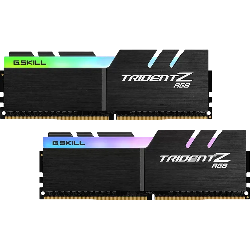 Mémoire vive 16GB DDR4 3200MHz G.Skill Trident Z RGB (F4-3200C16D-16GTZRX) (2x8GB KIT)