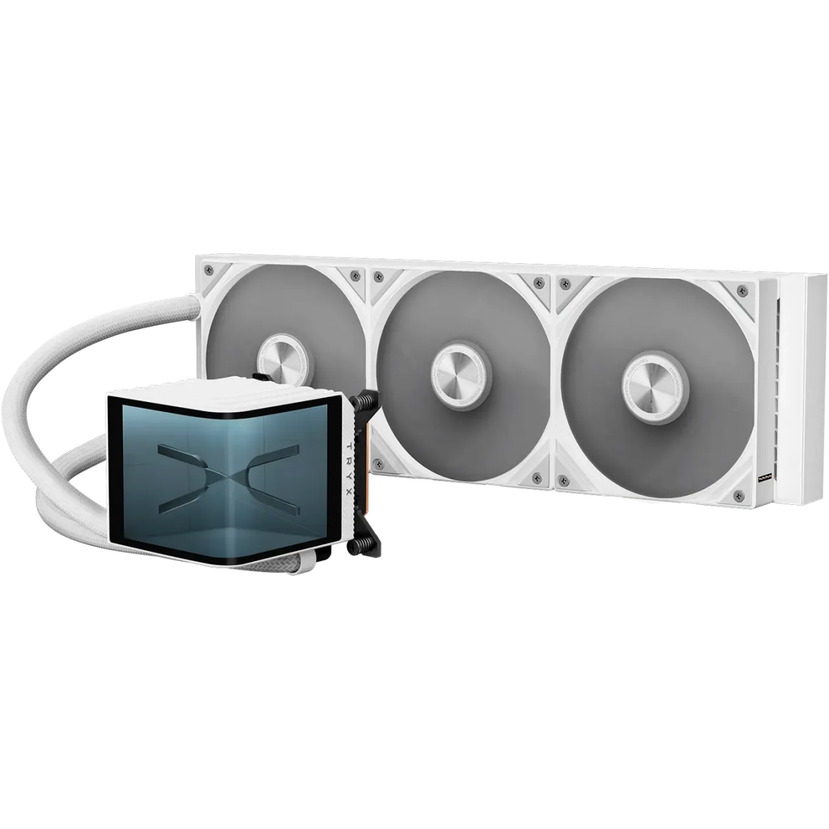Système de refroidissement liquide TRYX Panorama 360 White - L-P360N-DS3M-G1W