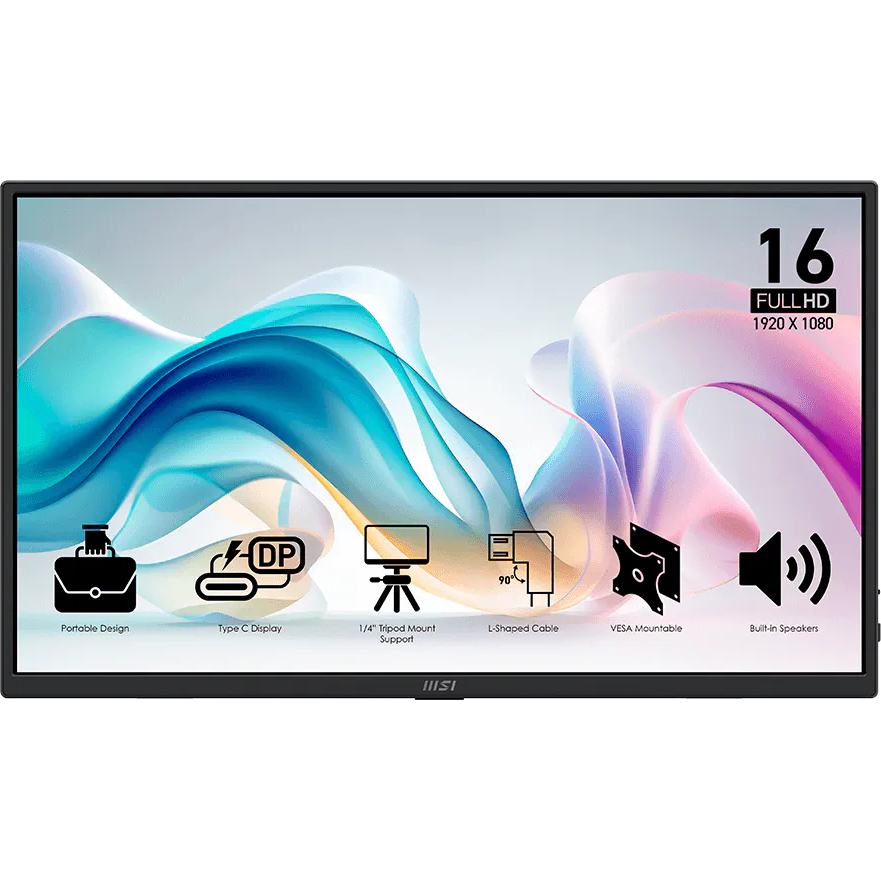 Écran MSI 16" PRO MP165 E6