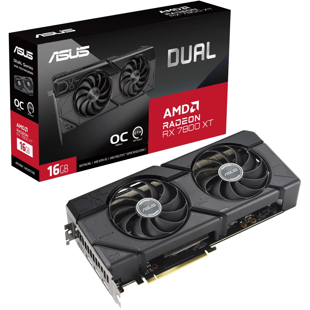 Carte graphique AMD Radeon RX 7800 XT ASUS 16GB (DUAL-RX7800XT-O16G) - photo 11