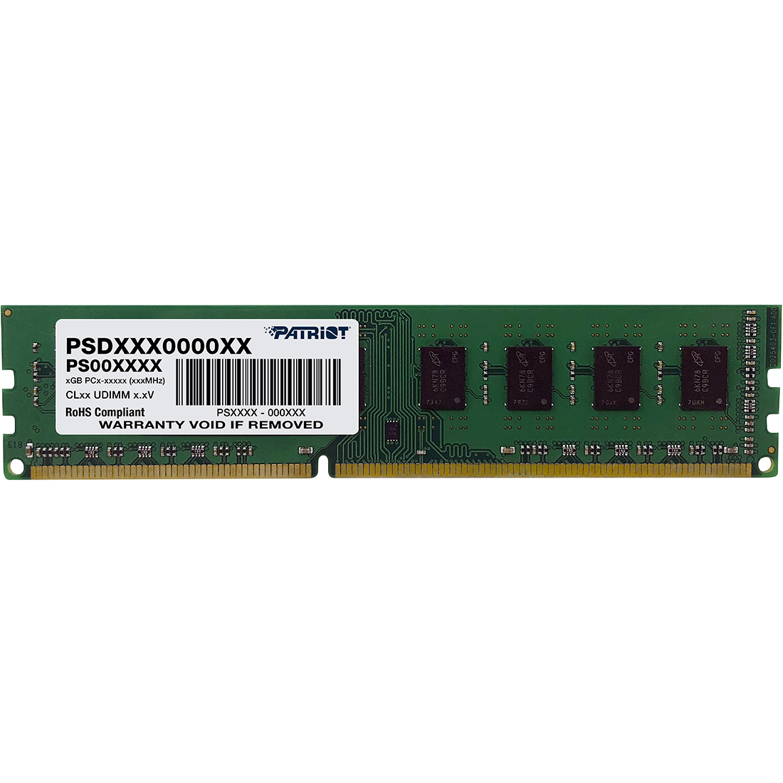 Mémoire vive 8GB DDR-III 1600MHz Patriot Signature (PSD38G16002) - photo 2