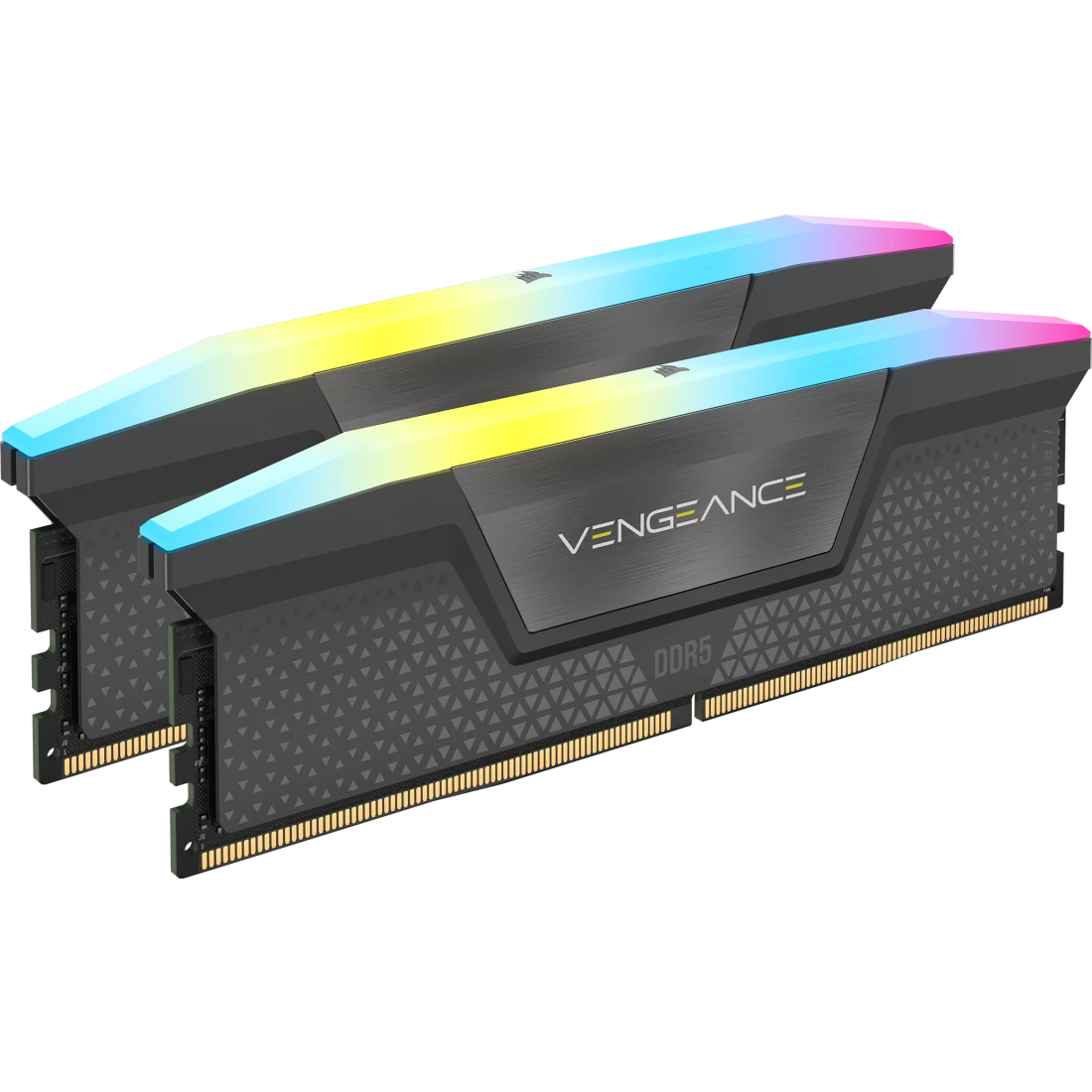 Mémoire vive 32GB DDR5 6000MHz Corsair Vengeance RGB (CMH32GX5M2D6000Z38) (2x16GB KIT) - photo 2
