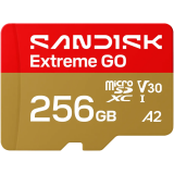 Memory Card 256GB MicroSD SanDisk Extreme GO (SDSQXGN-256G-GN6MN)