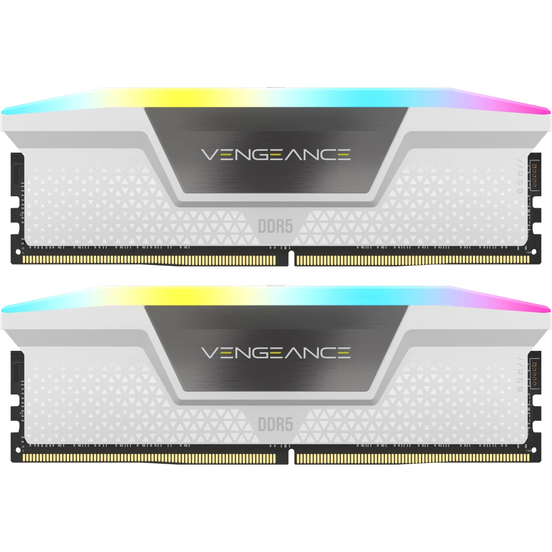 Mémoire vive 32GB DDR5 6000MHz Corsair Vengeance RGB (CMH32GX5M2D6000Z38W) (2x16GB KIT)