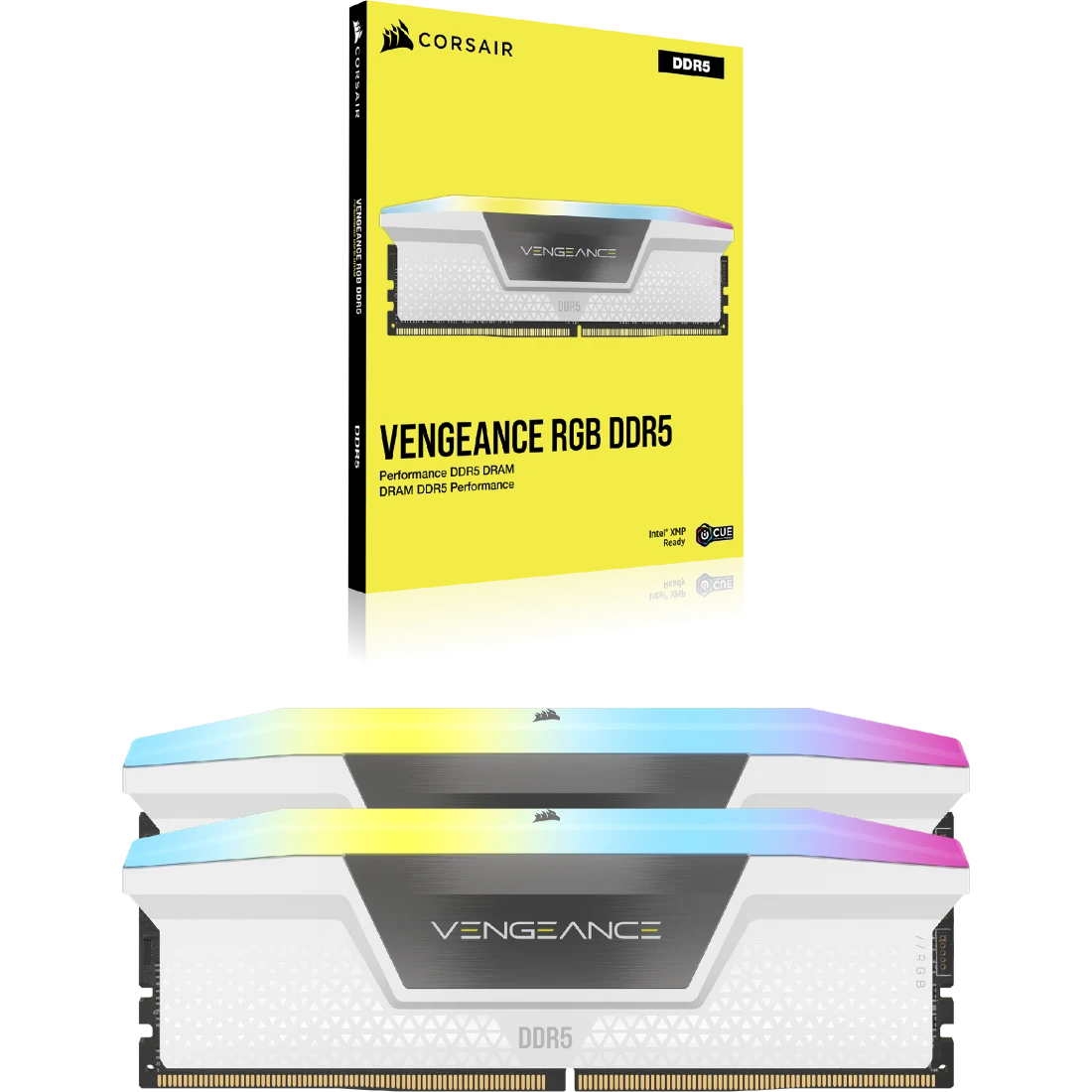 Mémoire vive 32GB DDR5 6000MHz Corsair Vengeance RGB (CMH32GX5M2D6000Z38W) (2x16GB KIT) - photo 6