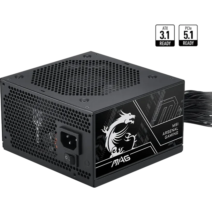 Power Supply 750W MSI MAG A750BN PCIE5 III - 306-7ZPTX11-HD8 - photo 4