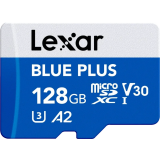 Carte mémoire 128GB MicroSD Lexar Blue Plus (LMSBLPL128G-BNANG)