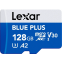 Carte mémoire 128GB MicroSD Lexar Blue Plus (LMSBLPL128G-BNANG)