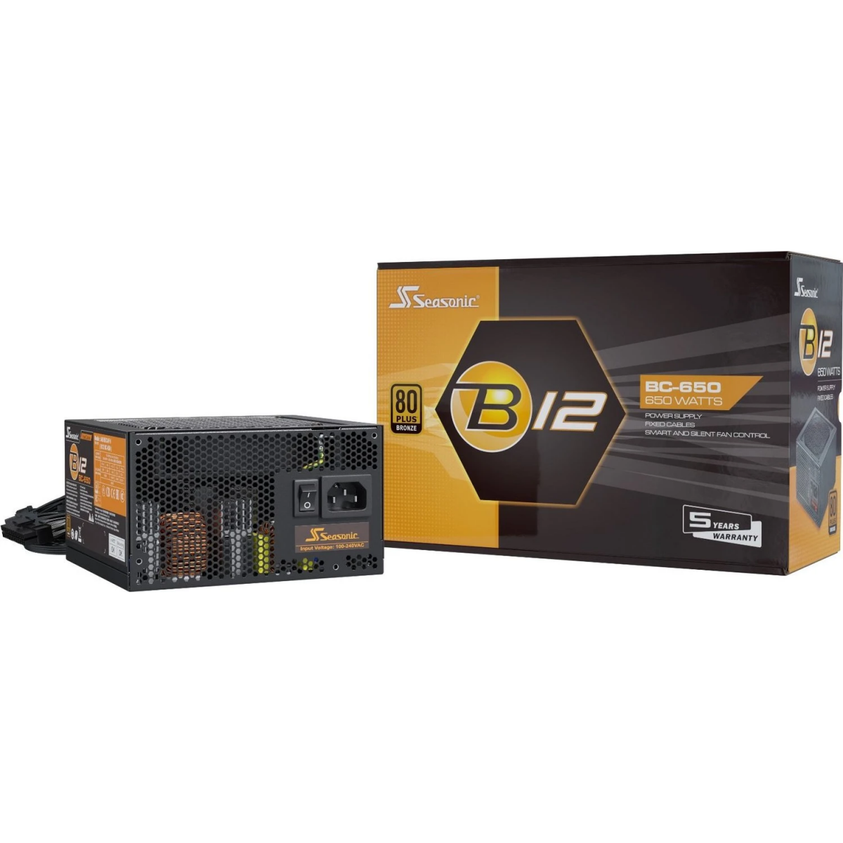 Alimentation électrique 650W Seasonic B12 BC-650 - B12-BC-650 - photo 5