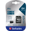 Carte mémoire 64GB MicroSD Verbatim Pro + SD adapter (47042) - photo 2