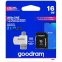 Carte mémoire 16GB MicroSD GOODRAM M1A4 All in One + SD adapter (M1A4-0160R12) - photo 3