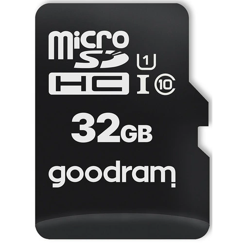Carte mémoire 32GB MicroSD GOODRAM M1A4 All in One + SD adapter (M1A4-0320R12)