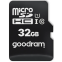 Carte mémoire 32GB MicroSD GOODRAM M1A4 All in One + SD adapter (M1A4-0320R12)