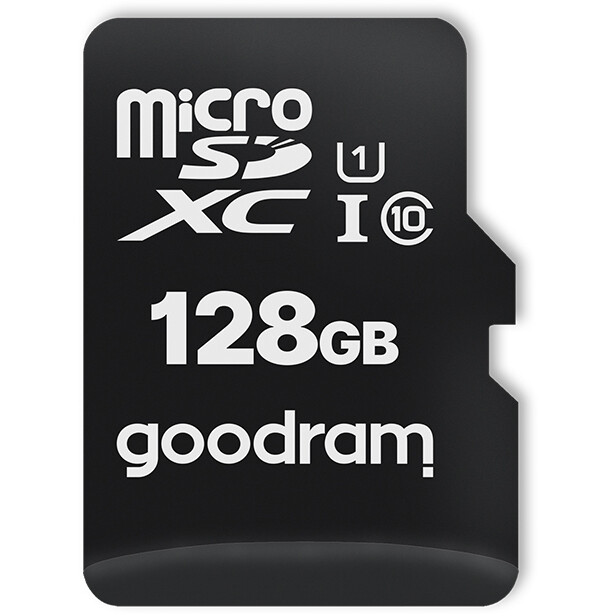 Carte mémoire 128GB MicroSD GOODRAM M1A4 All in One + SD adapter (M1A4-1280R12)