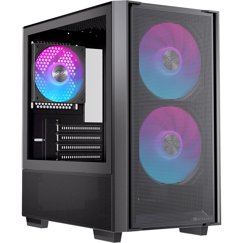 Boîtier EINAREX Pulse PM150 RGB Black - EXCS-PM-150R-B