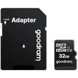 Carte mémoire 32GB MicroSD GOODRAM M1AA + SD adapter (M1AA-0320R12)