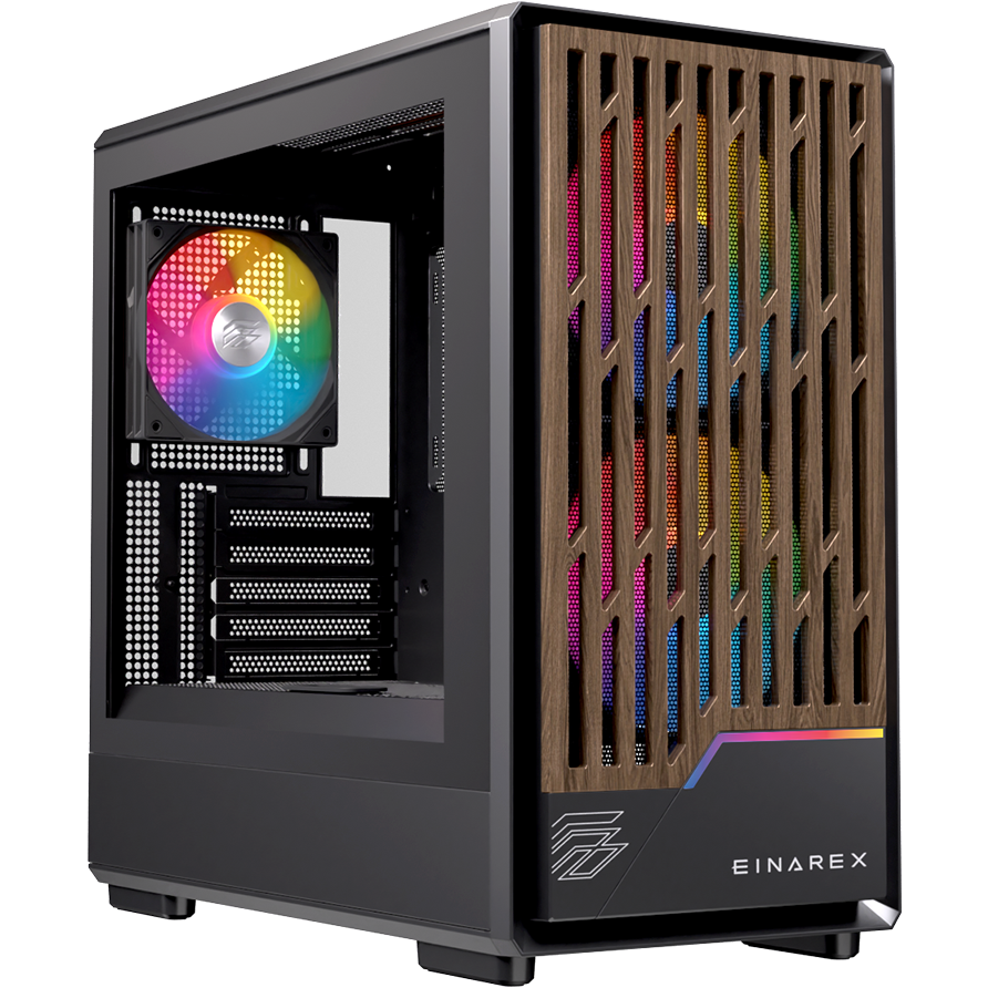 Boîtier EINAREX Pulse PM400 RGB Black - EXCS-PM-400R-B