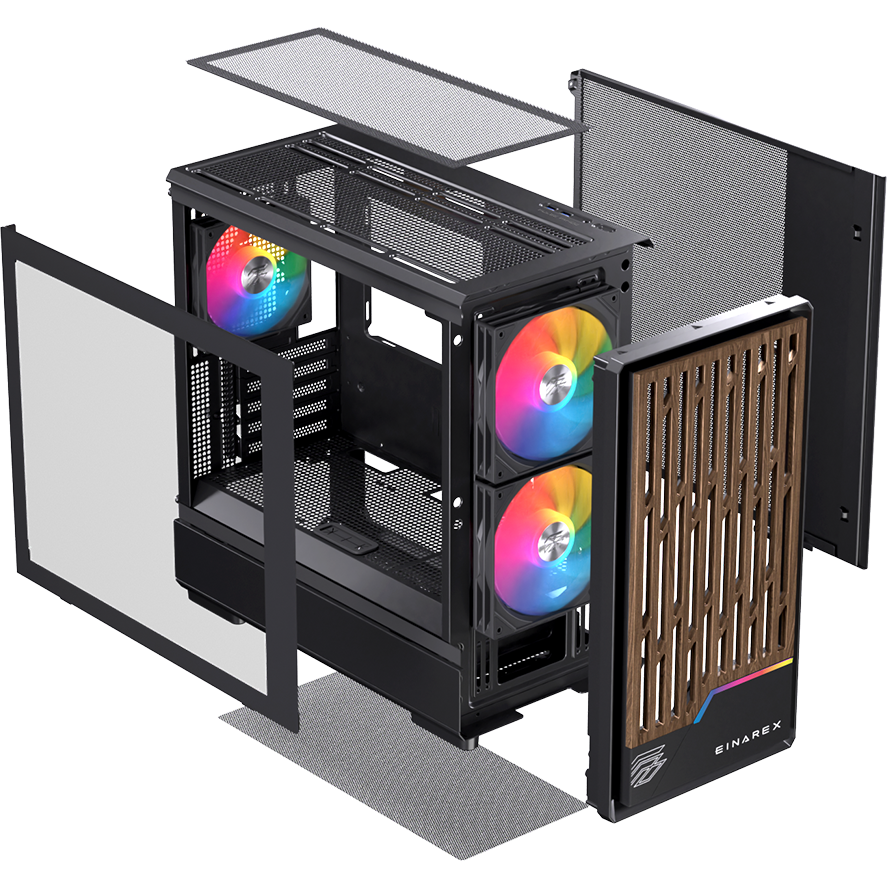 Boîtier EINAREX Pulse PM400 RGB Black - EXCS-PM-400R-B - photo 8