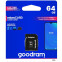 Carte mémoire 64GB MicroSD GOODRAM M1AA + SD adapter (M1AA-0640R12) - photo 2