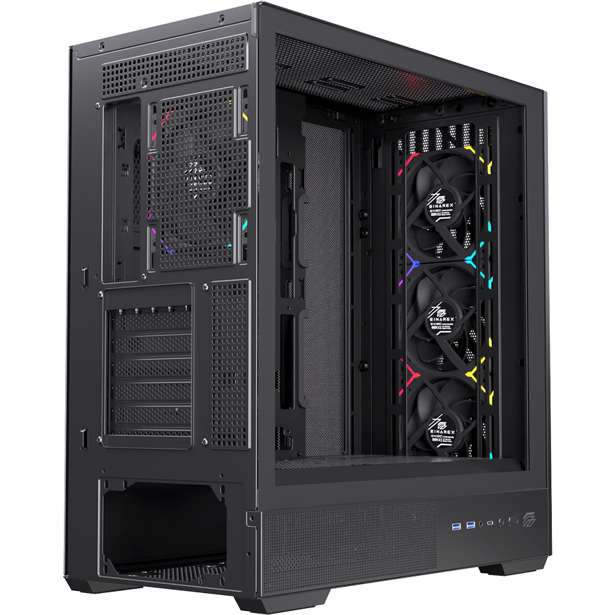 Boîtier EINAREX Pulse P800 RGB Black - EXCS-PL-800R-B - photo 4
