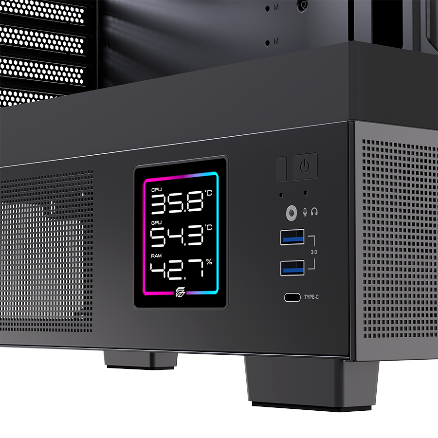 Boîtier EINAREX Prisma S501D RGB Black - EXCS-PR-51DR-B - photo 3