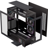 Boîtier EINAREX Prisma S501D RGB Black (EXCS-PR-51DR-B)