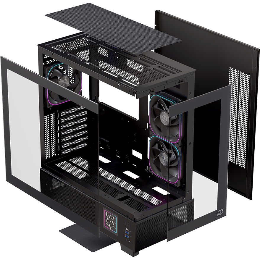 Boîtier EINAREX Prisma S501D RGB Black - EXCS-PR-51DR-B - photo 8