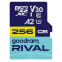 Carte mémoire 256GB MicroSD GOODRAM RIVAL M2AA + SD adapter (GGSM2AA-2560R12)