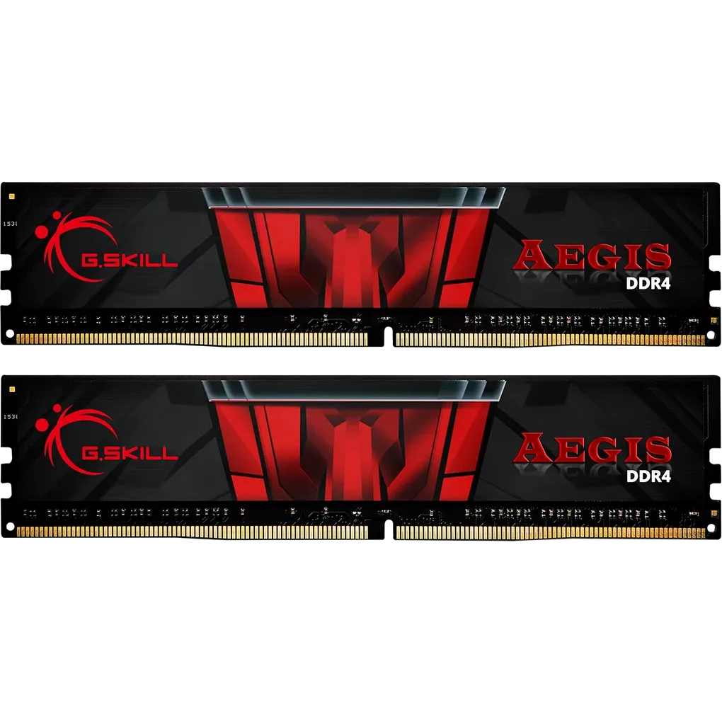 Mémoire vive 32GB DDR4 2666MHz G.Skill Aegis (F4-2666C19D-32GIS) (2x16GB KIT)