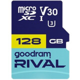 Carte mémoire 128GB MicroSD GOODRAM RIVAL M3AA + SD adapter (GGSM3AA-1280R12)