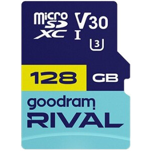 Carte mémoire 128GB MicroSD GOODRAM RIVAL M3AA + SD adapter (GGSM3AA-1280R12)