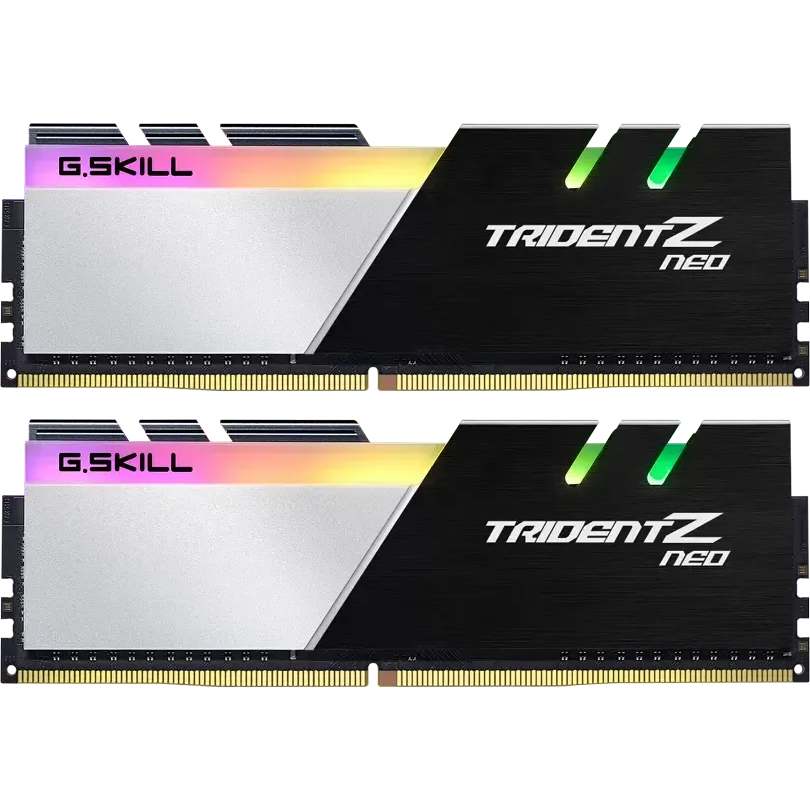 Mémoire vive 32GB DDR4 3600MHz G.Skill Trident Z Neo RGB (F4-3600C16D-32GTZNC) (2x16GB KIT)
