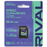 Carte mémoire 64GB MicroSD GOODRAM RIVAL M3AA + SD adapter (GGSM3AA-0640R12)
