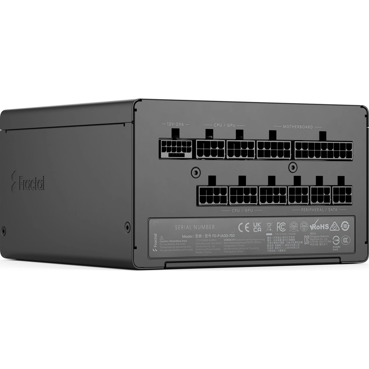 Alimentation électrique 750W Fractal Design Ion 3 Gold Black - FD-P-IA3G-750-EU