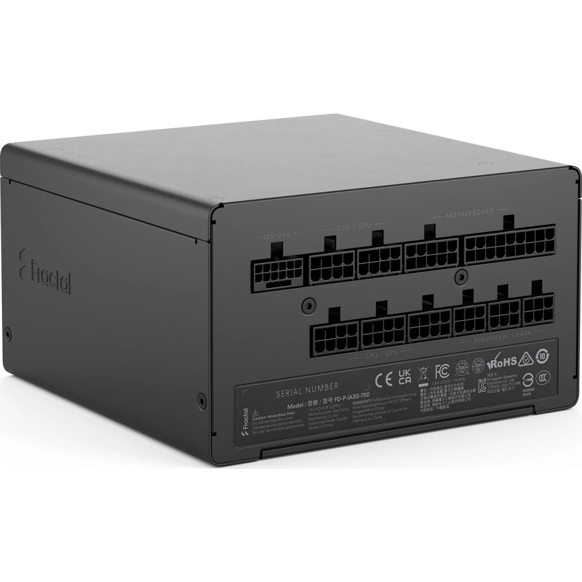 Alimentation électrique 750W Fractal Design Ion 3 Gold Black - FD-P-IA3G-750-EU - photo 5