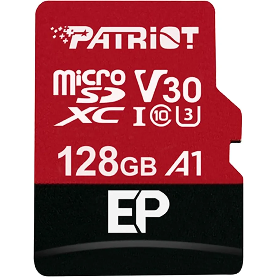 Carte mémoire 128GB MicroSD Patriot EP + SD adapter (PEF128GEP31MCX)