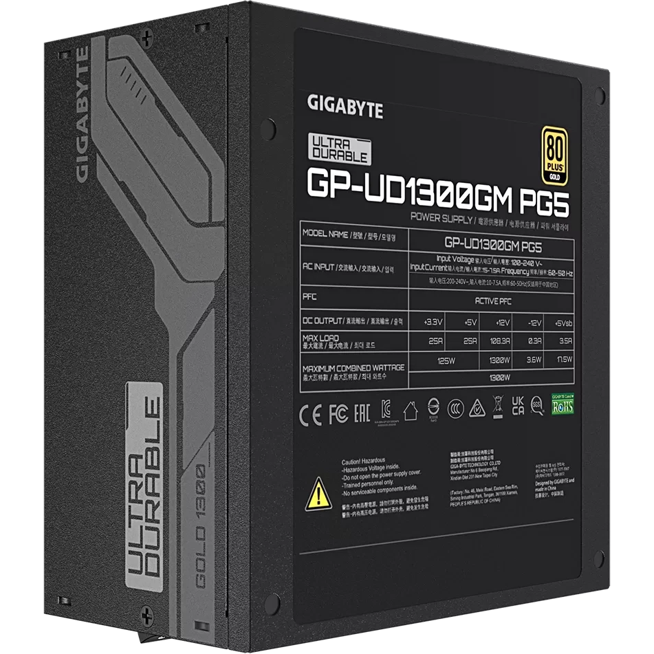 Power Supply 1300W Gigabyte GP-UD1300GM PG5 - photo 3