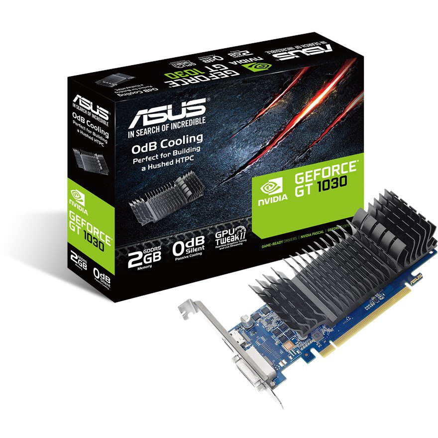 Videokarte NVIDIA GeForce GT 1030 ASUS 2Gb (GT1030-SL-2G-BRK) - foto 4