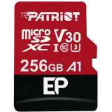 Carte mémoire 256GB MicroSD Patriot EP + SD adapter (PEF256GEP31MCX)