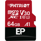 Carte mémoire 64GB MicroSD Patriot EP + SD adapter (PEF64GEP31MCX)