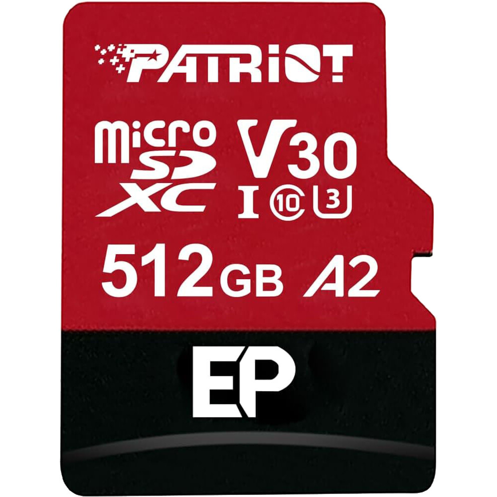 Carte mémoire 512GB MicroSD Patriot EP (PEF512GEP32MCX)