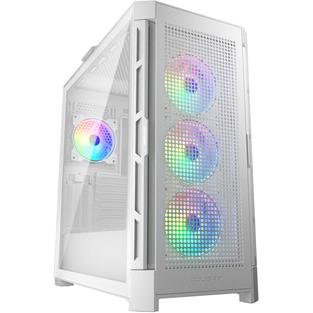 Case Cougar Duoface Pro RGB White - CGR-5AD1W-RGB