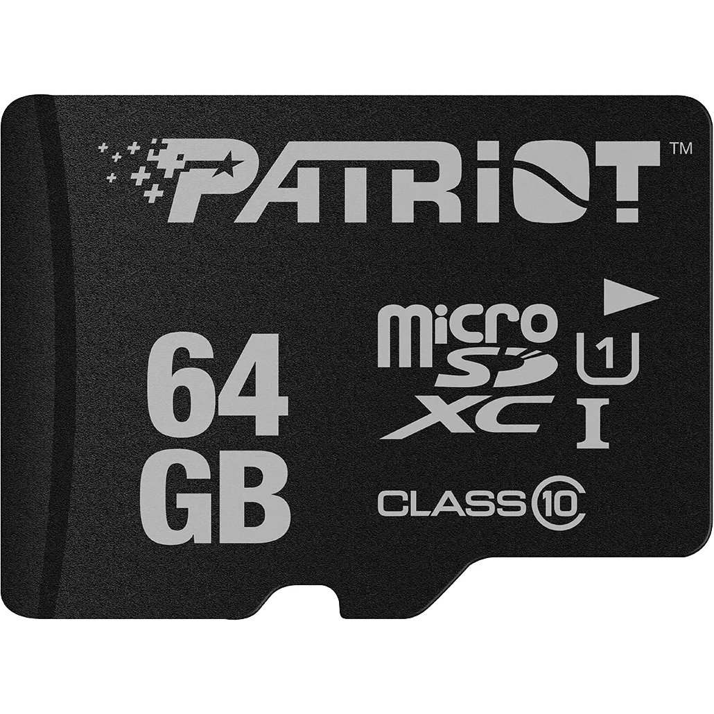 Carte mémoire 64GB MicroSD Patriot LX (PSF64GMDC10)
