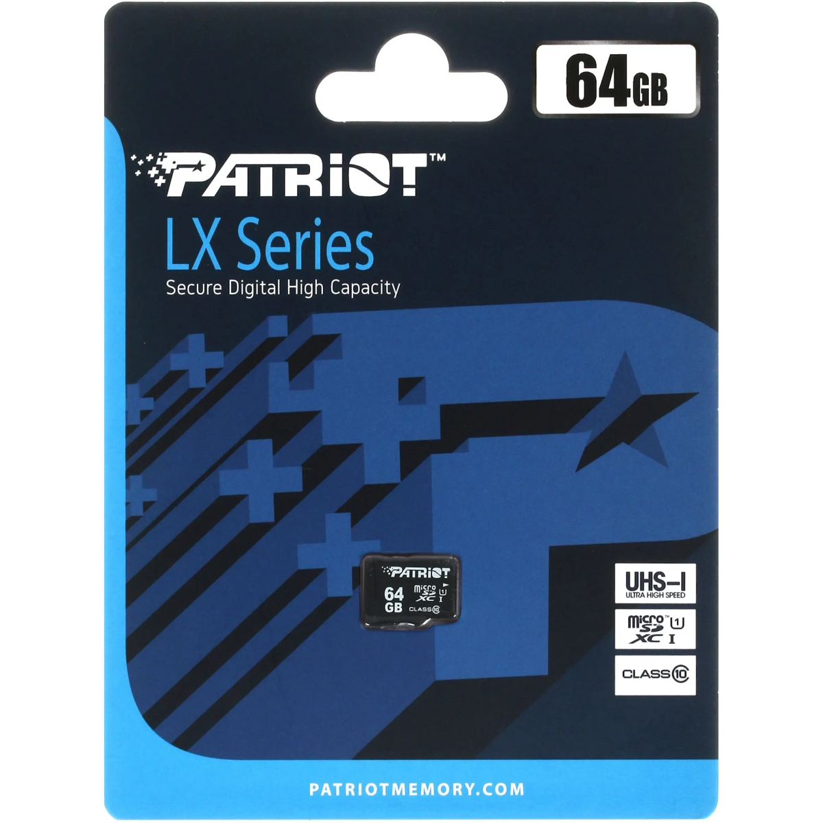 Carte mémoire 64GB MicroSD Patriot LX (PSF64GMDC10) - photo 2
