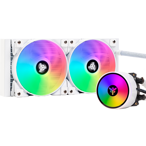 Système de refroidissement liquide iTek EVOLIQ 240 ARGB White - ITLCEVOAW240