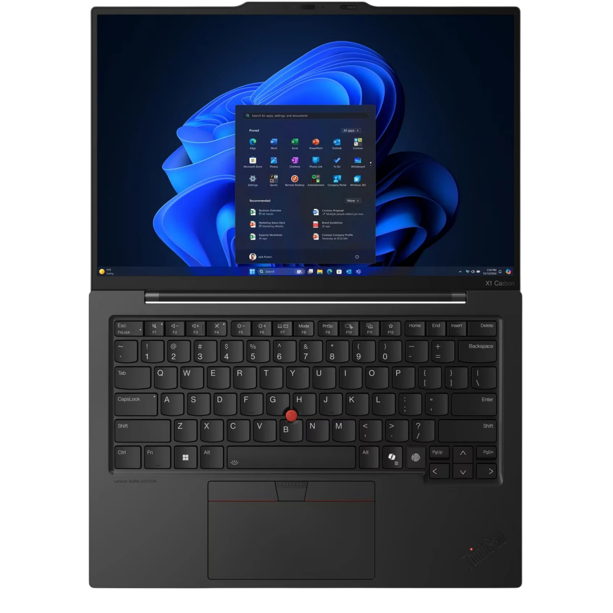Ordinateur portable Lenovo ThinkPad X1 Carbon Gen 13 Aura Edition (21NXS1JU00) - photo 5