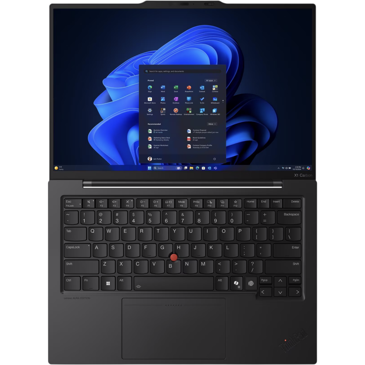 Ordinateur portable Lenovo ThinkPad X1 Carbon Gen 13 Aura Edition (21NX00FLFR) - photo 11
